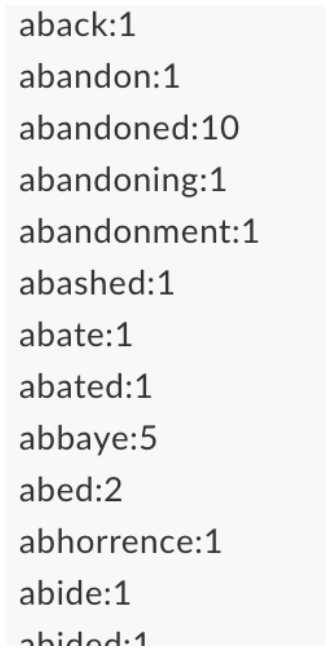 example output